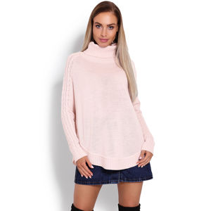 Světle růžový pulovr 70009