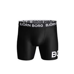 Černo-bílé pánské boxerky BB Placed Borg Per Shorts