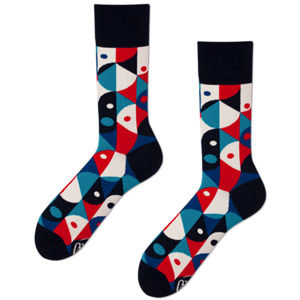Vícebarevné ponožky Abstract Curves
