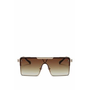 Hnědo-zlaté sluneční brýle Arlene