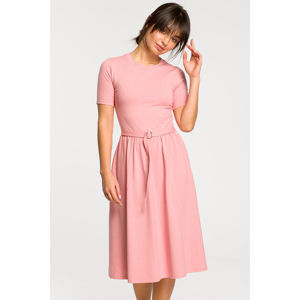 Růžové šaty B120