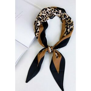 Hnědo-černý leopardí šátek Lois