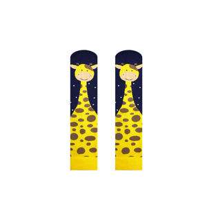 Modro-žluté ponožky Giraffe