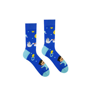 Modré vzorované ponožky Little Boy