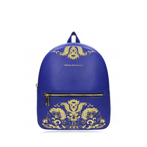 Modro-zlatý batoh s výšivkou Rene Royal
