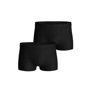 Černé boxerky Solid Tencel Trunks - dvojbalení