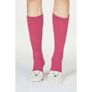Červené vzorované ponožky Ella Christmas Pudding Socks