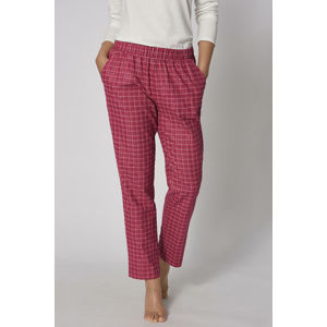Fuchsiové pyžamové kalhoty Mix&Match Tapered Trouser Flannel