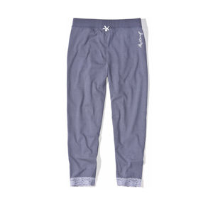 Tmavě modré 3/4 pyžamové kalhoty Ina