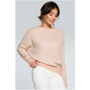 Světle růžový pulovr BK015
