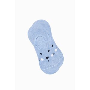 Světle modré balerínkové ponožky ULR043