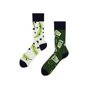 Smetanovo-zelené ponožky Forest Spirit