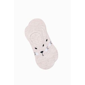 Béžové balerínkové ponožky ULR043