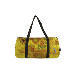 Žlutá oboustranná sportovní taška Vincent Van Gogh Sunflowers Weekender