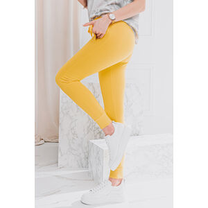 Žluté teplákové kalhoty PLR001