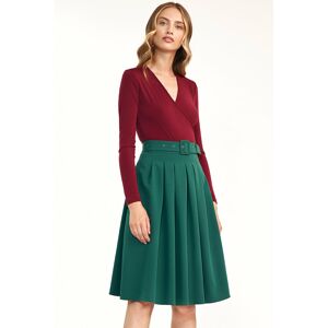 Zelená áčková sukně SP63