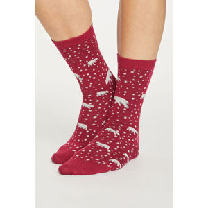 Červené ponožky Arctic Polar Bear Socks