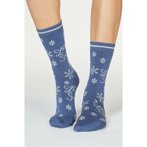 Modré vzorované ponožky Bobbie Snow