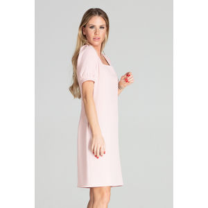 Světle růžové šaty M704