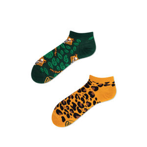 Žluto-zelené kotníkové ponožky El Leopardo Low