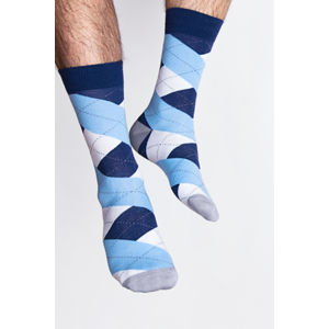 Modro-bílé ponožky Washington