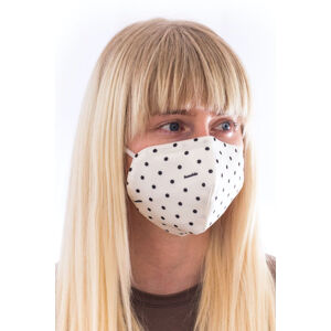 Smetanová ochranní maska s filtrem FFP3 Bodkáček maslo