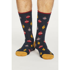 Pánské modro-žluté ponožky Bauble Spot Socks