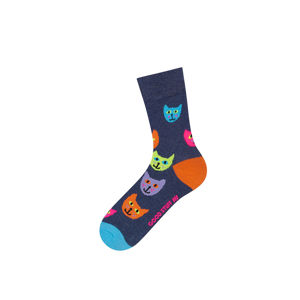Vícebarevné ponožky Happy Cats