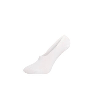 Bílé bambusové balerínkové ponožky S32