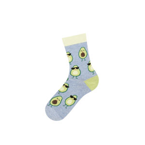Dámské modro-zelené ponožky Avocado