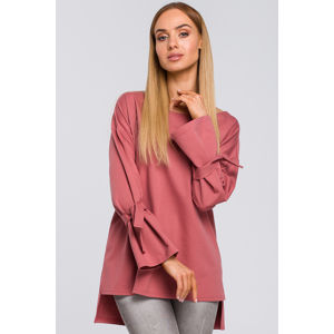 Růžový pulovr M479