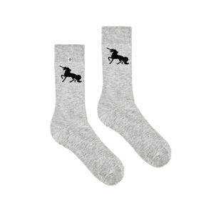 Šedé ponožky Unicorn