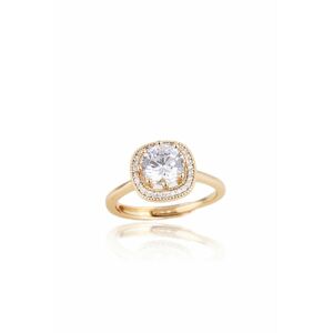 Prsten ve zlaté barvě s kamínky Michelle