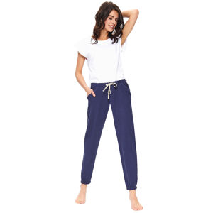 Tmavě modré pyžamové kalhoty SPO9759