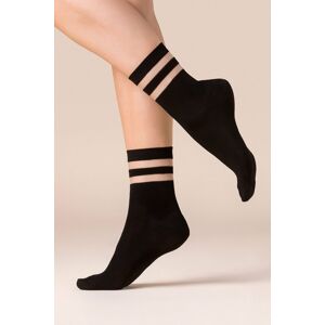 Černé silonkové ponožky Cami