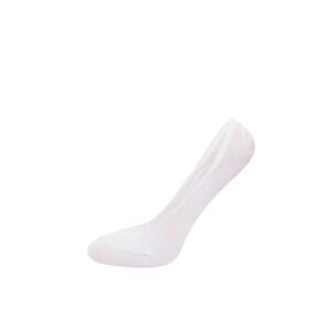 Bílé balerínkové ponožky se silikonovým pásem S31