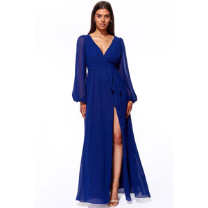 Modré dlouhé šaty Bluebell