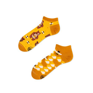 Žluté kotníkové ponožky Honey Bear Low