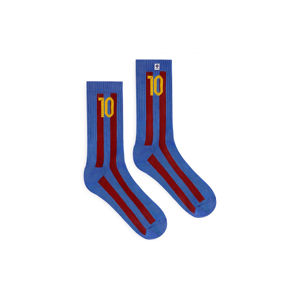 Modré ponožky Football Barcelona