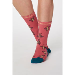 Růžové ponožky Insetto Socks