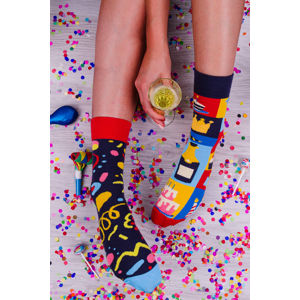 Vícebarevné ponožky Party