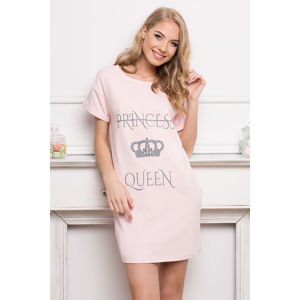 Světle růžová noční košile Princess Queen