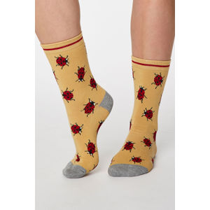 Žluté ponožky Insetto Socks