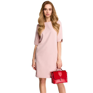 Světle růžové šaty S113