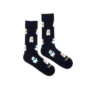 Černé ponožky Polar Bear