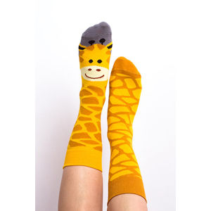 Žluté ponožky Gigi Giraffe