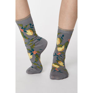 Žluto-šedé ponožky Frutta Socks