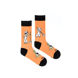 Oranžové ponožky Lolek and Bolek