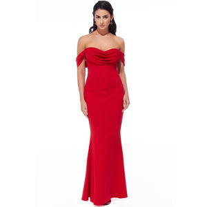 Červené dlouhé šaty Jolene