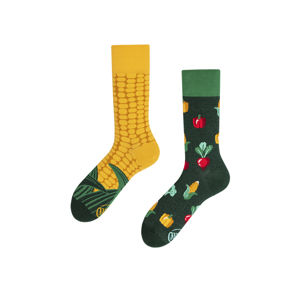 Žluto-zelené ponožky Veggie Mix